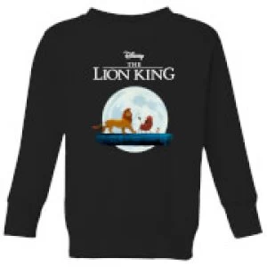 Image of Disney Lion King Hakuna Matata Walk Kids Sweatshirt - Black - 7-8 Years