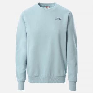 Image of The North Face Womens P.U.D Logo Crew Neck Sweatshirt - Tourmaline Blue - M