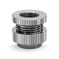 Image of EK Water Blocks EK-Quantum Torque Pass-Through G1/4 Fitting - Nickel