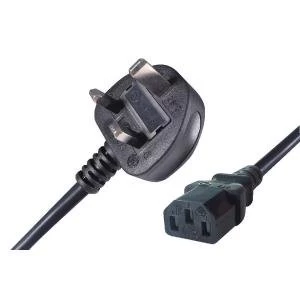 Image of Connekt Gear IEC C13 UK Mains Power Plug 1.8m 27-0110b