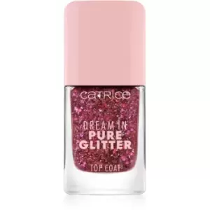Image of Catrice Dream In Pure Glitter top coat with glitter shade 050 10,5 ml