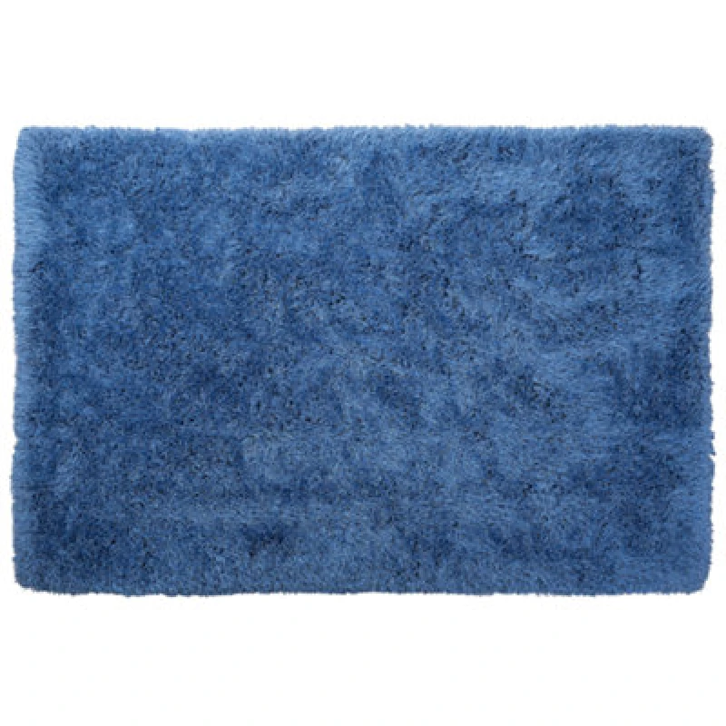Image of Beliani Shaggygy Rug Cide Blue 160 X 230 Cm