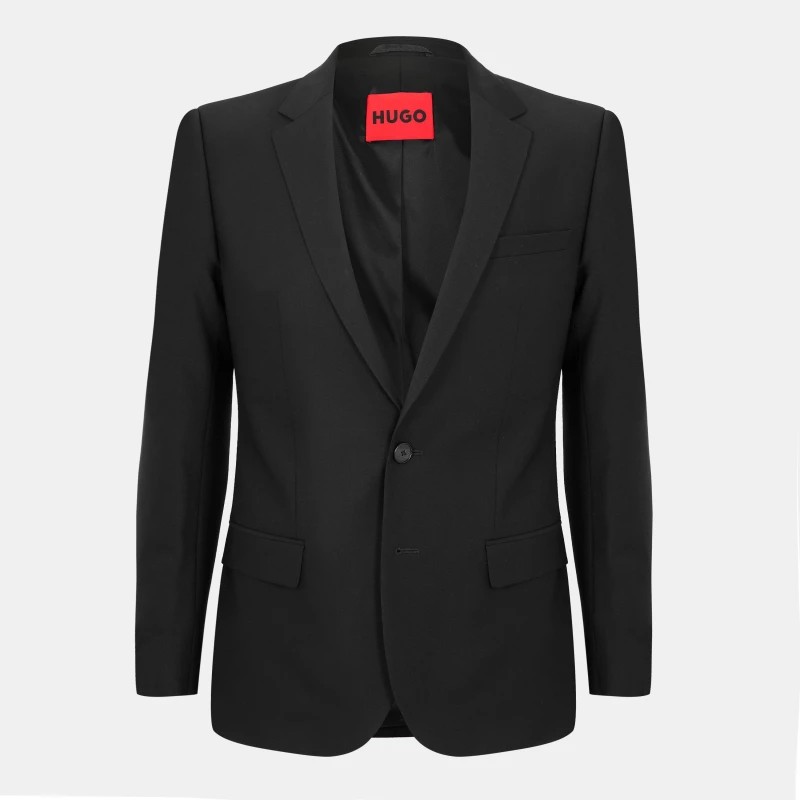 Image of Hugo Mens Henry Getlin Suit Black male 38L (48L)