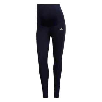 Image of adidas Designed To Move 7/8 Sport Tights (Maternity) Wome - Legend Ink / White