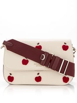 Image of Kate Spade New York Apple Toss Medium Shoulder Bag - Off White