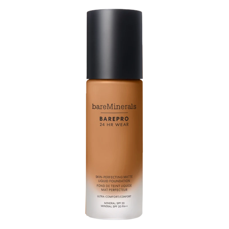 Image of bareMinerals BarePro 24HR Wear Skin-Perfecting Matte Liquid Foundation SPF20 30ml 46 - Medium Deep Neutral