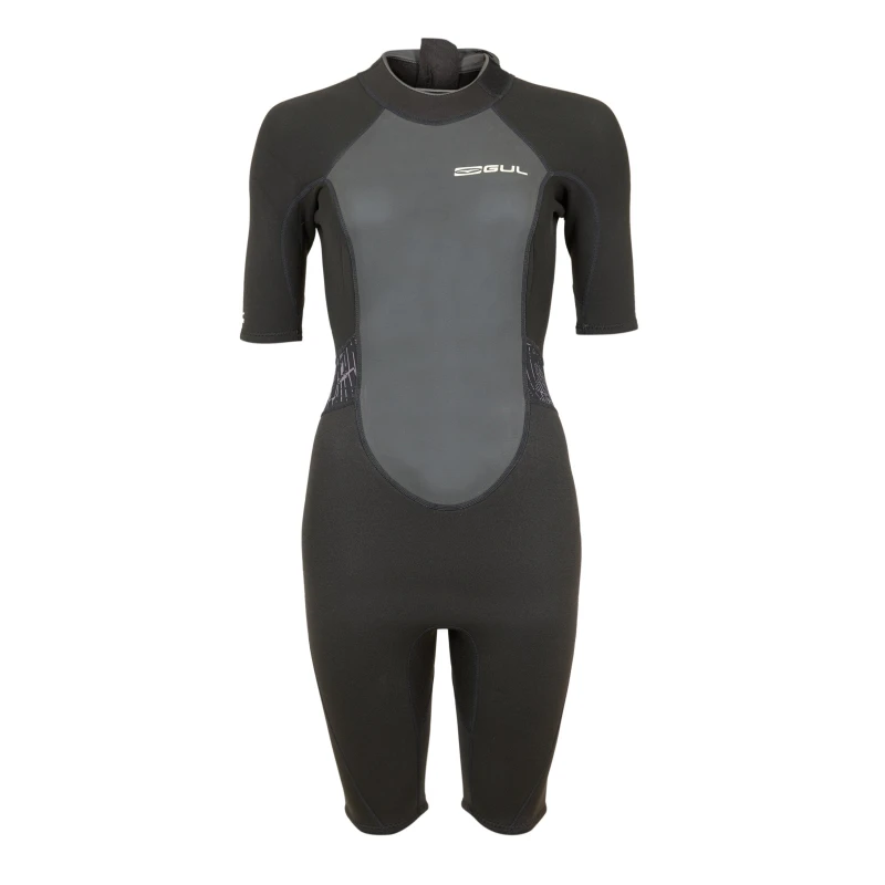 Image of Gul Womens Wetsuit Shorties Black female 8 (XS)