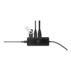 Image of HP Travel Hub G2 Port replicator USB-C VGA, HDMI for Chromebook