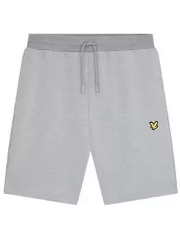 Image of Lyle & Scott Fitness Fly Fleece Shorts - Grey Size M Men