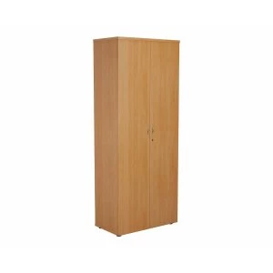 Image of TC Office Cupboard with Lockable Doors with 4 Shelves Height 2000mm, Beech
