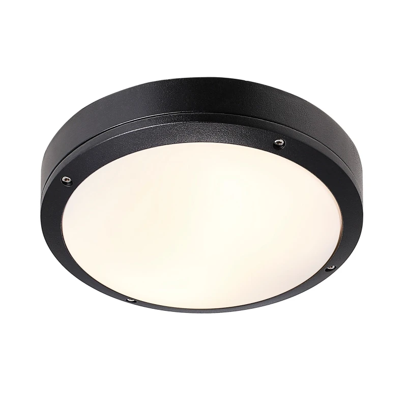 Image of Nordlux Desi Outdoor Ceiling Light Black Aluminium E27 Ceiling or Wall Mounting - Mains Powered, IP44 Black Unisex