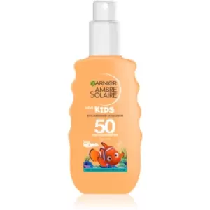 Image of Garnier Ambre Solaire Kids Sun Spray For Kids SPF 50+ 150ml