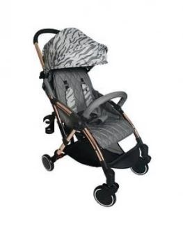 Image of My Babiie Samantha Faiers Mbx4 Rose Gold Grey Tiger Ultra Light Stroller