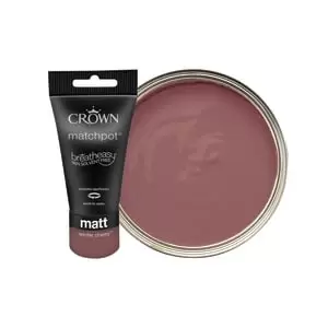 Image of Crown Matt Emulsion Paint - Winter Cherry Tester Pot - 40ml