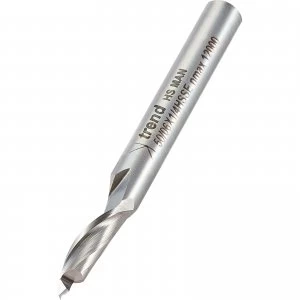 Image of Trend Aluminium UPVC Single Flute Helical Upcut Cutter 6mm 14mm 1/4"