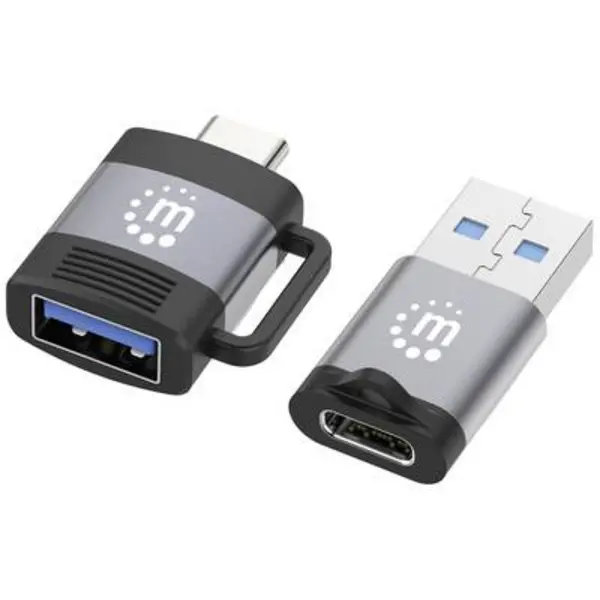 Image of Manhattan USB 2.0 Adapter [2x USB 3.2 1st Gen port A (USB 3.0), USB 3.2 1st Gen port C (USB 3.0) - 2x USB 3.2 1st Gen connector C (USB 3.0), USB 3.2 1