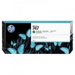 Image of HP 747 Chromatic Green Ink Cartridge 300ml