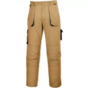 Image of TX11EKRM - sz M Texo Contrast Trouser - Epic Khaki - Epic Khaki - Portwest