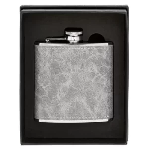 Image of Hip Flask Grey Hide 6oz