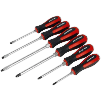 Image of Sealey 6 Piece Hammer Through Screwdriver Set