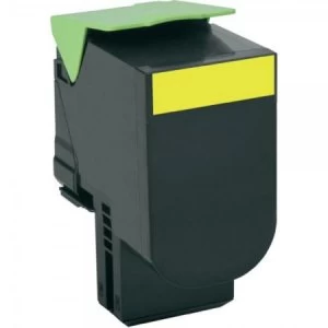 Image of Lexmark 802Y Yellow Laser Toner Ink Cartridge
