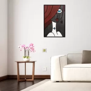 Image of Elif Multicolor Decorative Wooden Wall Accessory