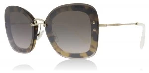 Image of Miu Miu MU02TS Sunglasses Light Havana 7S04P0 65mm