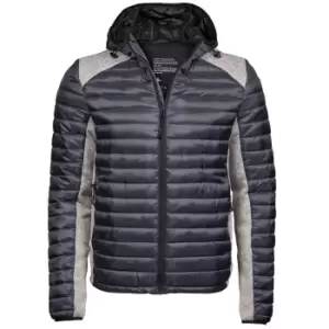 Image of Tee Jays Mens Aspen Crossover Jacket (M) (Cosmic Grey/Grey Melange)
