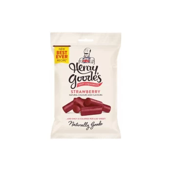 Image of Soft Eating Red Liquorice - 200g - 78483 - Henry Goodes