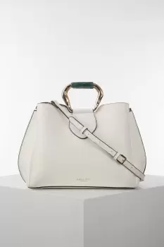 Image of 'Belle' Molten Handle Multi Compartment Tote