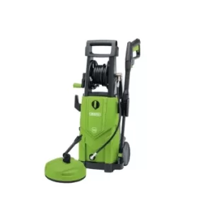 Image of Draper 230V Pressure Washer, 2,200W, 165Bar, Green