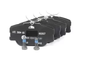 Image of ATE Brake pad set 13.0460-2927.2 Brake pads,Brake pad set, disc brake MERCEDES-BENZ,190 (W201),Stufenheck (W124),W124 T-modell (S124)