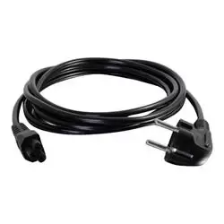 Image of C2G 1m European Laptop Power Cord (CEE 7/7 to IEC 60320 C5)