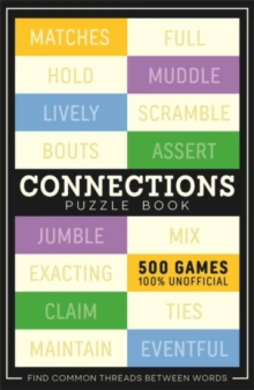 Image of Connections Puzzle Book : 500 games, 100% Unofficial Paperback / softback