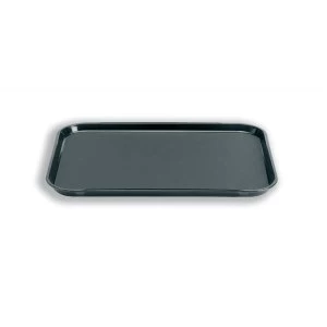 Image of Polypropylene 390 x 290mm Non Slip Dishwasher Safe Tray Black
