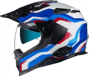 Image of Nexx X.Wed 2 Columbus Helmet, white-red-blue, Size S, white-red-blue, Size S