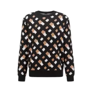 Image of Boss Ecarlo AOP Jumper - Black