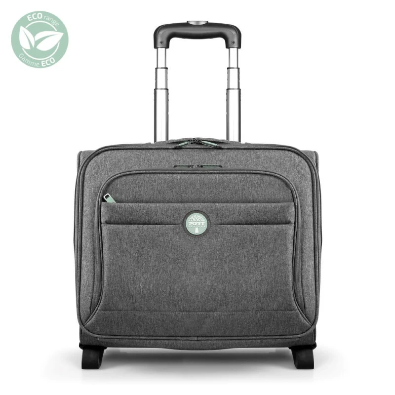 Image of PORT DESIGNS Yosemite Eco 16" Trolley Bag - Grey, Silver/Grey 3567044007084