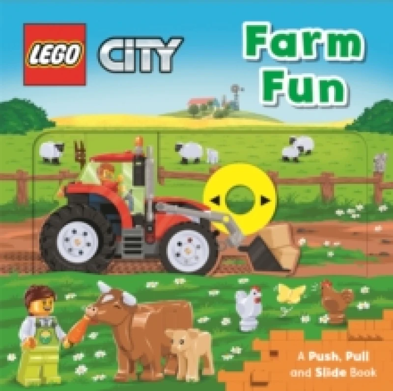 Image of LEGO City. Farm Fun : A Push, Pull and Slide Book Board book