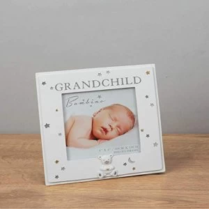 Image of 4" x 4" - Bambino Resin Grandchild Photo Frame