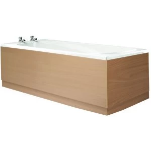 Image of Wickes Bath Front Panel - Beech Effect 1700mm