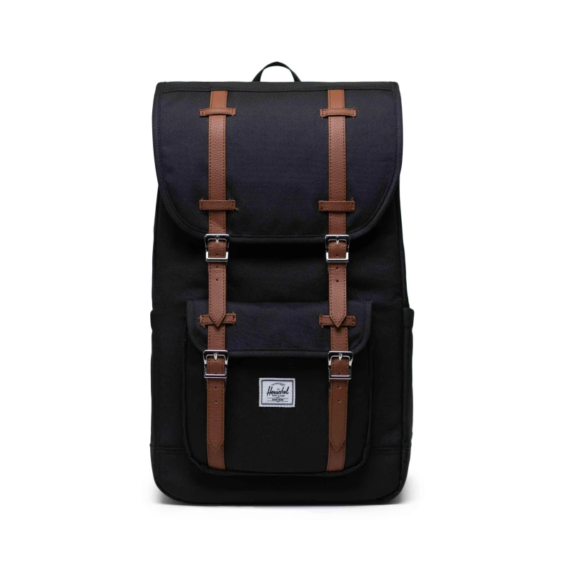 Image of Herschel Supply Co Little America Padded Laptop Backpack Black/Tan unisex One Size
