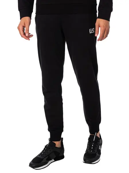 Image of EA7 Logo Joggers Black XXL