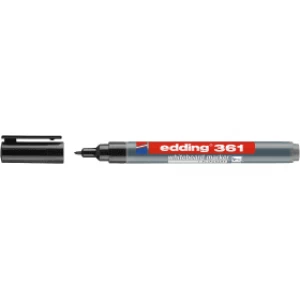 Image of Edding 361 Extra-Fine Whiteboard Marker Pen - Black