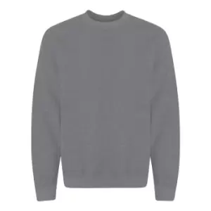Image of Gildan Heavy Blend Unisex Adult Crewneck Sweatshirt (S) (Graphite Heather)