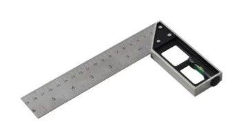 Image of Silverline - 282651 Tri & Mitre Square with Spirit Level 150mm