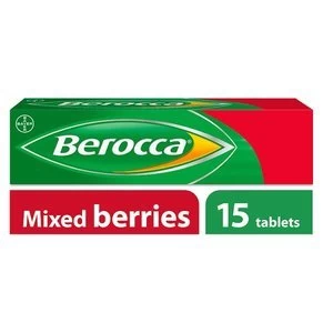 Image of Berocca Mixed Berries Energy Vitamin 15 Tablets