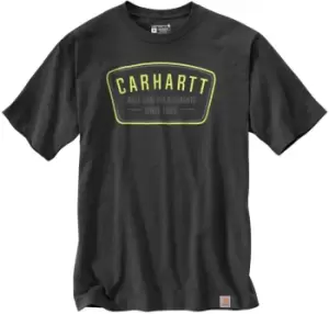 Image of Carhartt Pocket Crafted Graphic T-Shirt, grey Size M grey, Size M