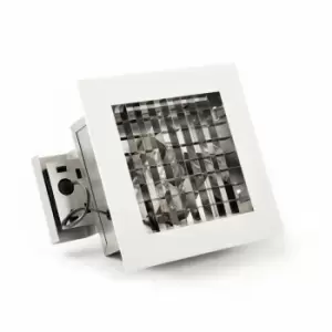 Image of Recessed Outdoor Contemporary Square Light Matt White, IP23