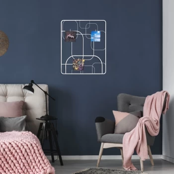 Image of Moodboard 3 - Silver Silver Decorative Metal Wall Accessory